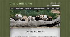 Desktop Screenshot of grassyhillfarms.com